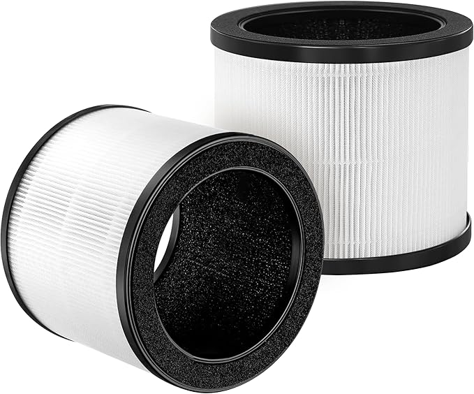 HAPF360 Type J Premium Filter Replacement Compatible with Holmes HAPF360 True HEPA 360 Purifier HAP360W and Bionaire True HEPA 360° UV Includes 2 True Hepa H13 filter replacements.