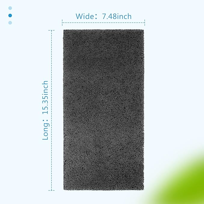 ARC-14S Activated Carbon Filter Compatible with Whynter Portable Air Conditioner, Replacement ARC-CF-14S, ARC-14SH, ARC-141BG and ARC-143MX Models Activated Carbon Filter (2 Pcs)