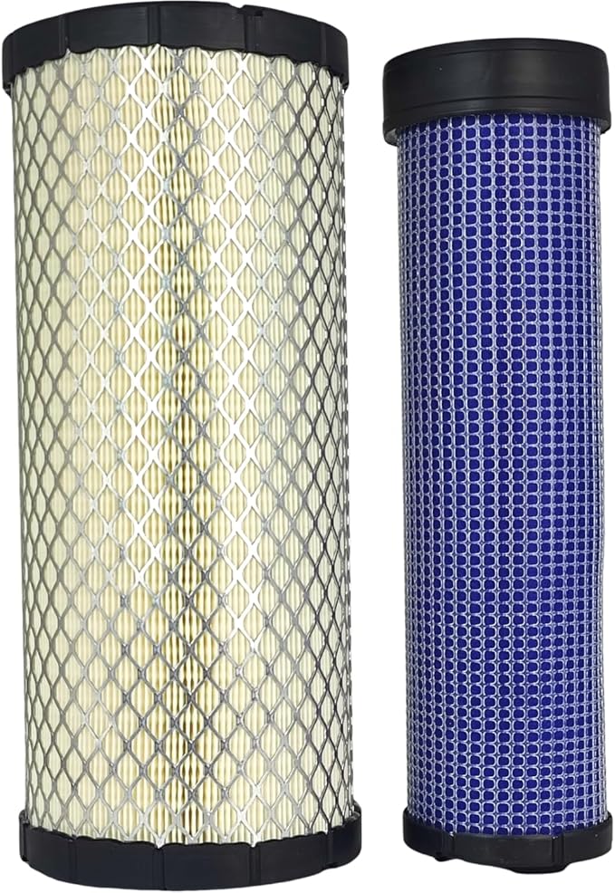 Outer Inner Air Filter Set 40007576 40049446 Compatible with LS K5047 K5055 MT230 MT235 MT240 MT340 MT342 MT345 MT347 MT350 MT352 MT355 U5020 U5030 XG3135 XG3140 XR4040 XR4140 XR4145 Tractor