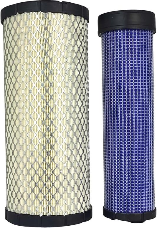 Outer Inner Air Filter Set 40007576 40049446 Compatible with LS K5047 K5055 MT230 MT235 MT240 MT340 MT342 MT345 MT347 MT350 MT352 MT355 U5020 U5030 XG3135 XG3140 XR4040 XR4140 XR4145 Tractor