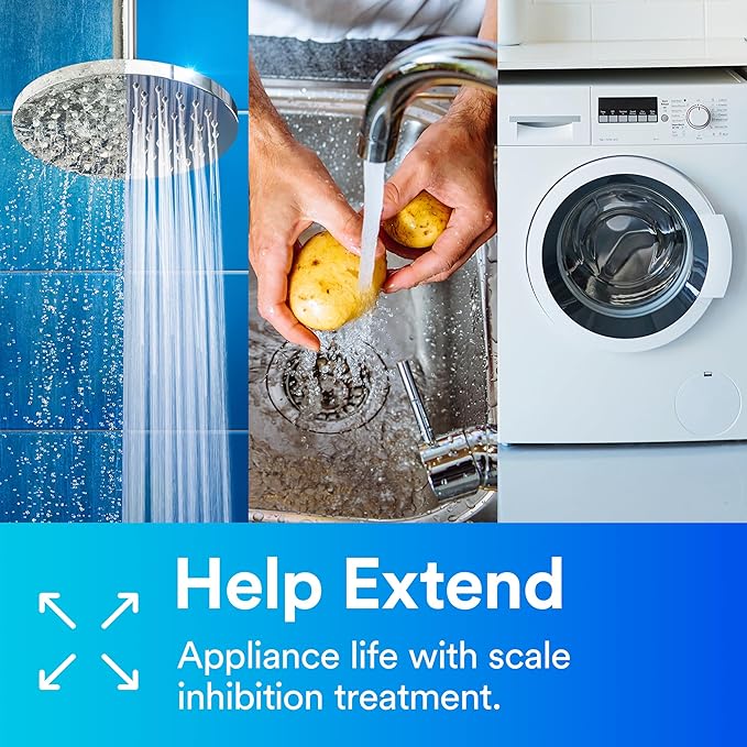 3M Aqua-Pure Whole House Scale Inhibition Inline Water System AP430SS, Prevents Scale Build Up On Hot Water Heaters and Boilers (Pack of 6)