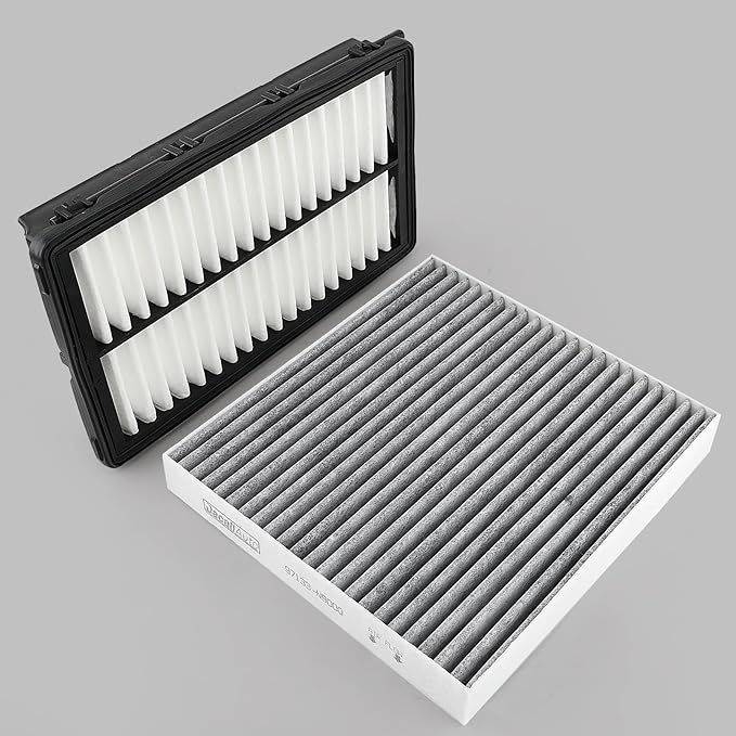 Engine & Cabin Air Filter Set for Hyundai Santa(2021-2025), Sonata(2020-2025), Tucson(2022-2025), Sport-age(2023-2024), K5(2021-2025), Sorento(2021-2025); Replace 28113-L1000, 97133-L1000