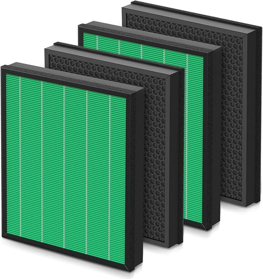 300/300S Replacement Filter for Coway AIRMEGA Max2 300/300S Combined with Activated Carbon 2-in-1 Filter, AP-1515-FP