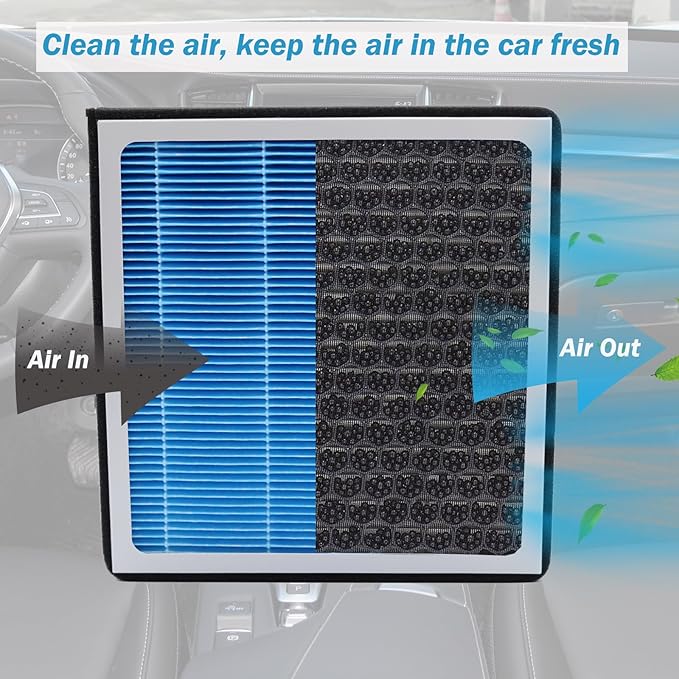 CF10134 Cabin Air Filter Compatible with 2008 2009 2010 2011 2012 2013 2014 2015 2016 2017 2018 2019 2020 2021 2022 Honda Civic Accord CRV Odyssey Passport Pilot Air Filters