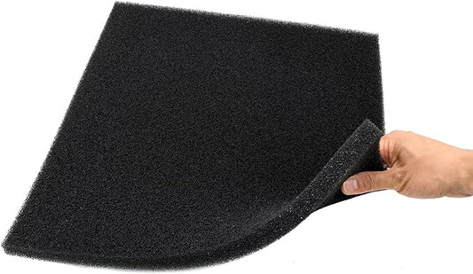 Aquarium Filter Bio Sponge Pad, Foam Sponges Filter Media, Cut fit it Filter Accessories for Fish Tanks and Ponds (18"x18"x0.8" (35PPI) 1 Pack)