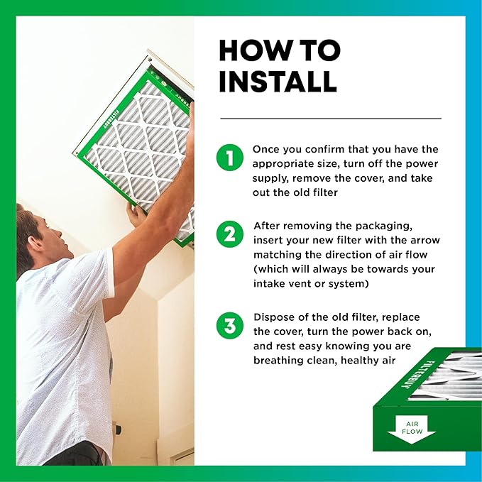 Filterbuy 15x30x2 Air Filter MERV 8 (MPR 700) Dust Defense Replacement (2-Pack), Electrostatic Pleated HVAC AC Furnace Filters, Made in USA (Actual Size: 14.50 x 29.50 x 1.75)