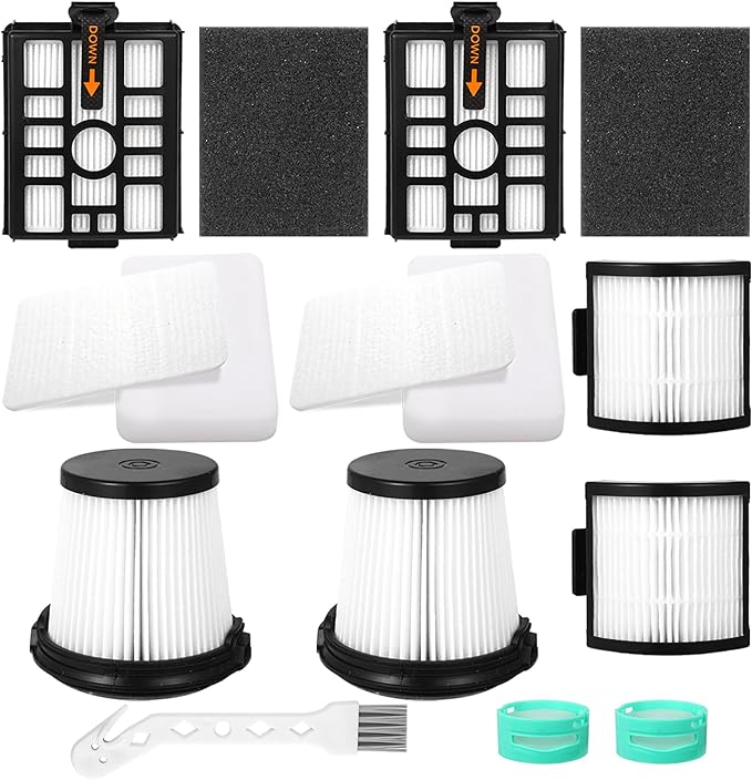 IW3511 IW3120 HEPA Filters Replacement Parts Compatible with Shark IW3511 Detect Pro Cordless Stick Vacuum Cleaner and Shark IW3120 Detect Clean Auto Empty System, IW1111, IW1120, IW3615 (2Pack)