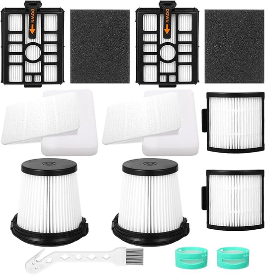 IW3511 IW3120 HEPA Filters Replacement Parts Compatible with Shark IW3511 Detect Pro Cordless Stick Vacuum Cleaner and Shark IW3120 Detect Clean Auto Empty System, IW1111, IW1120, IW3615 (2Pack)