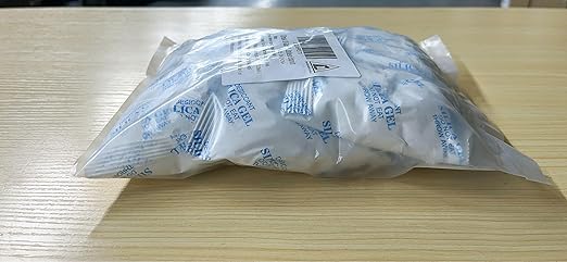 O2frepak 100 Gram(10Packs) Food Grade Moisture Absorbers Silica Gel Packs Desiccant for Storage,Food Safe Dessicant Silica Gel Packets for Moisture Storage Control