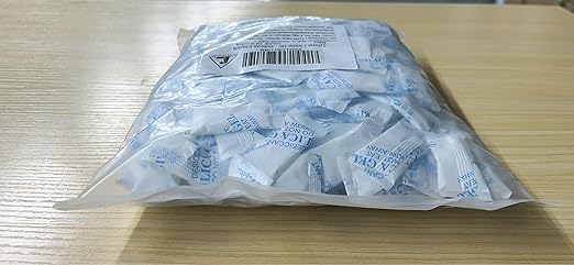 O2frepak 2 Gram(250Packs) Food Grade Moisture Absorber Silica Gel Desiccant Packets for Storage,Desiccant Silica Gel Packs Food Safe for Moisture