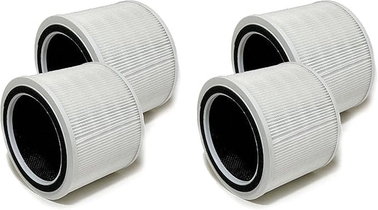 Nispira Core 200S Filter Replacement For LEVOIT Air Purifier Core 200S-RF 3-in-1 H13 HEPA Activated Carbon, 4 Pack