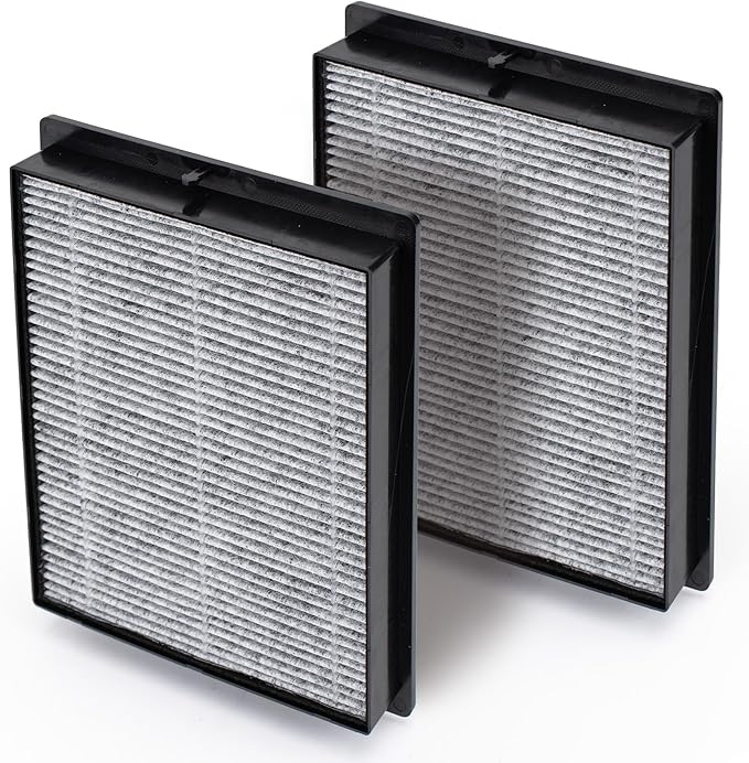 C401 Replacement Filter Compatible with LUFTRUM C401 Serie Car Air Purifier, fits C401, C401A, and C401AB, 3-Stage Filtration High-Efficiency Filter & Activated Carbon, 2-Pack