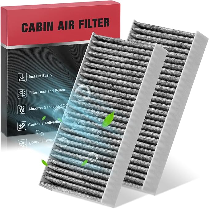 BDFHYK 1PC CF10135 Cabin Air Filter with Activated Carbon Compatible with Honda Element CR-V Civic, Compatible with Acura CSX RSX EL 1.7L 2.0L 2.4L