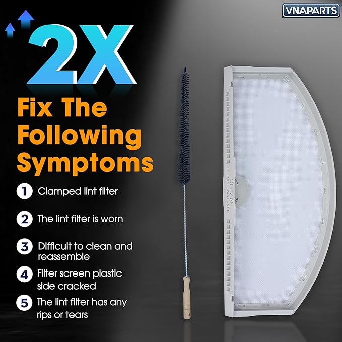 For Hotpoint HTX21EASK0WW HTX21GASK0WW HTX21PASK0WW HTX24EASK0WS HTX24EASK0WW HTX24GASK0WS HTX24GASK0WW Dryer Lint Filter Screen Replacement For GE GTD45EASJ1WS GTD65EBPL0DG GTD65EBSJ0WS GTD42EASJ1WW