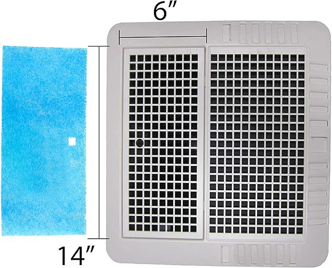 RV FT-614 RV Air Filter 6”x14” AC Filter Replacement for specific Coleman Mach with a 6"x14" filter (1 filter per pack) MERV 6 Replaces Original Standard Air Filter | Made in USA…