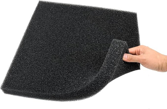 Aquarium Filter Bio Sponge Pad, Foam Sponges Filter Media, Cut fit it Filter Accessories for Fish Tanks and Ponds (18"x18"x1.6" (20PPI) 1 Pack)