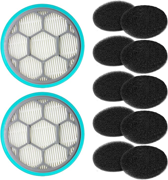 2 HEPA Filters & 10 Sponge Filters Replacement for Neakasa/Neabot P1 Pro Pet Grooming Kit & Vacuum