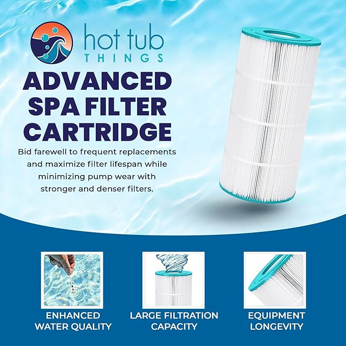 Advanced Spa Filter Replacement Cartridge 6540-501 Series Filter, Enhanced Water Quality with Superior Filtration, Large Filtration Capacity, Cleans Better and Last up to 18 Months