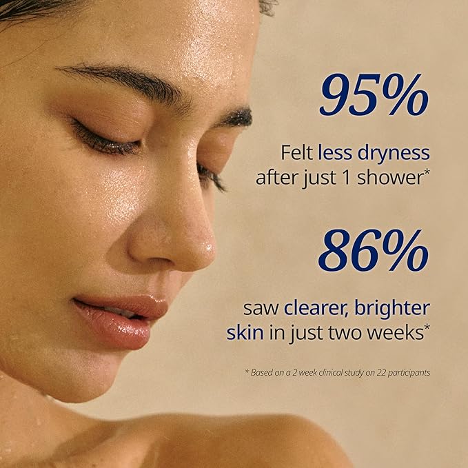 SecondShower Hand Clinically Proven Filtered Shower Head for Skin Health, High Pressure Handheld with NSF Certified Filtration for Hard Water, Natural Vitamin C Shower Filter (Pure Silver)