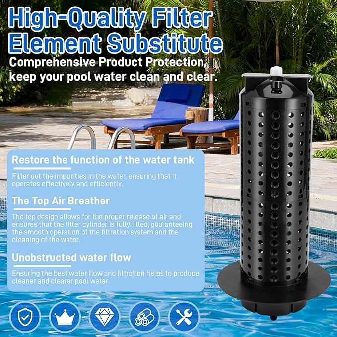 59053600 Center Core Fit for Clean and Clear Pool Filter 75 sq. ft. Pool and Spa Cartridge Filter