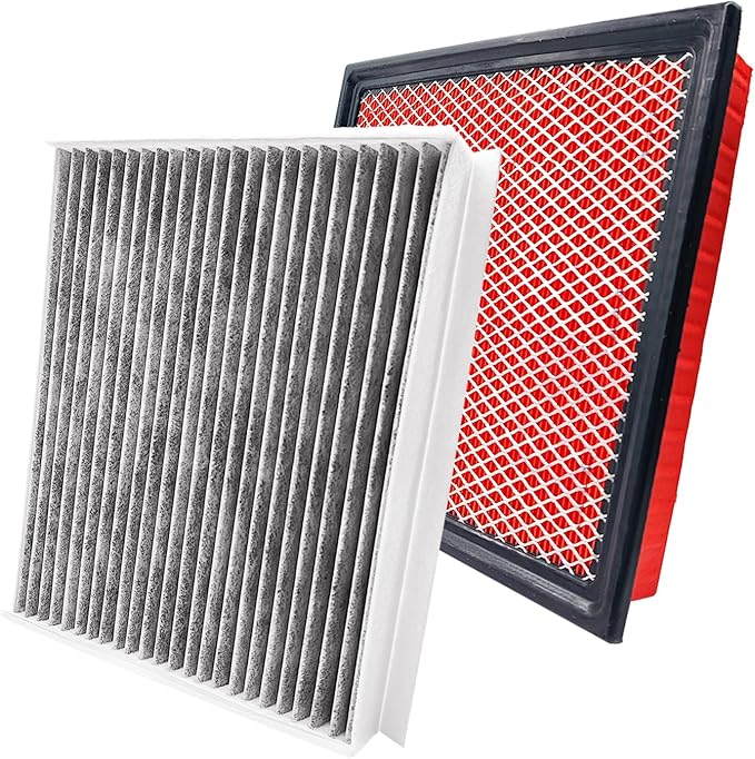 JTBU150-10262 Engine and Cabin Air Filter for F-150(2015-2023),Navigator(2018-2024),EXPEDITION(2018-2024) (V6-3.5L)