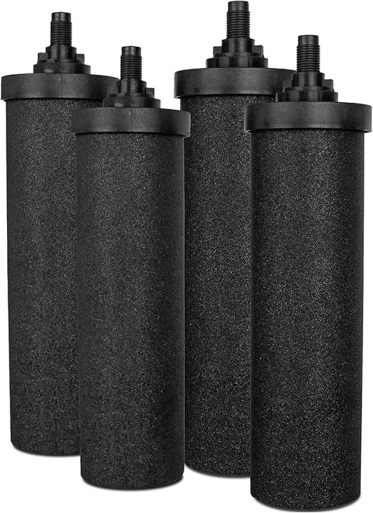 AquaEasy BB9 Activated Carbon Water Filter Candle(4 Pcs) Replacement Gravity Water Filter Candle Compatible With Gravity Filter System