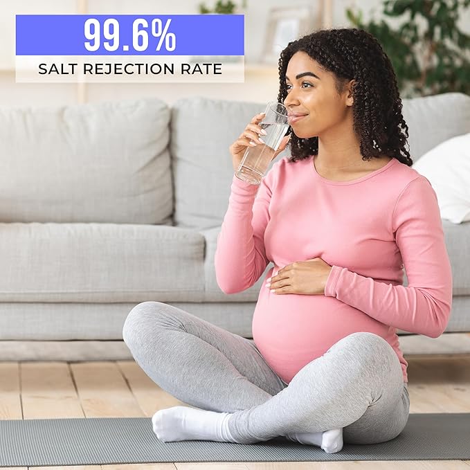 Ozmosis BW-4021 RO Reverse Osmosis Brackish Water Membrane 4"x21", High Salt Rejection, 1000GPD Water Filtration, Made with Premium Toray Brand Sheets and Dow Glue for Commercial and Industrial Use