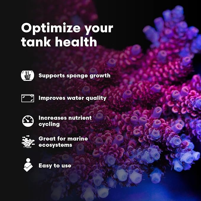 Brightwell Aquatics SpongExcel – Ionic Silica Solution for Marine Sponge & Gastropod Growth in Marine Aquariums, Boosts Water Quality, 20 L