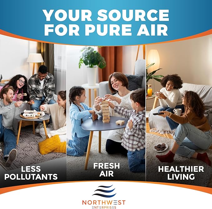 Activated Carbon Air Vent Filters for Home - 4" x 10" Dust Control Activated Charcoal Floor Vent Filters - Air Filter Freshener for Home Vents to Purify Indoor Air and Homes - (24-Pack)