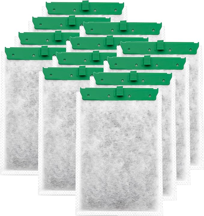 Aquarium 16 Pack Medium Filter Cartridges Compatible with Whisper Filters 10i IQ10 PF10 Power Filters