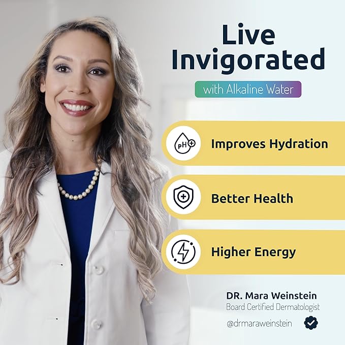 Invigorated Water Ultrafiltration Alkaline Filter - Alkaline Water Filter Replacement for Alkaline Water Filter Pitcher - pH002 Alkaline Pitcher Cartridge Alkaline Water System - Lasts 1000 L (1 Pack)