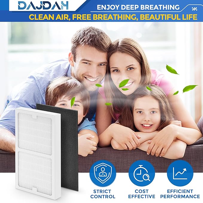 Idylis Air Purifier Replacement Filter C for Idylis Air Purifier IAP-10-200 IAP10200 [C+C] IAP-10-280 IAP10280 [C+D] and LOWESRAPF-C-4 with Idylis Air Filters IAF-H-100C, 2 HEPA & 4 Carbon Pre-filter