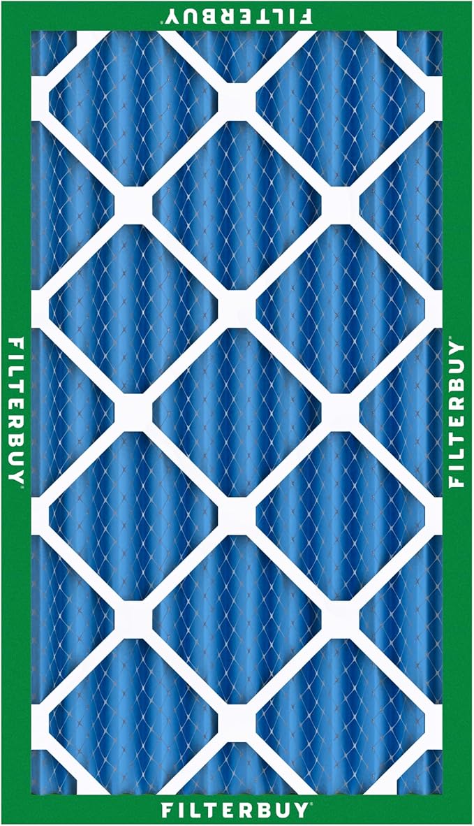 Filterbuy 10x24x4 Air Filter MERV 13 (MPR 1900) Health Defense Replacement (2-Pack), Electrostatic Pleated HVAC AC Furnace Filters, Made in USA (Actual Size: 9.50 x 23.50 x 3.63)
