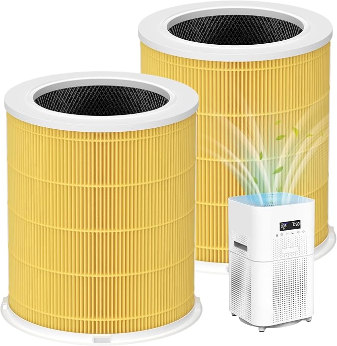 2 Pack AP401 AP402 Pet Care Filter Replacement, Compatible with Dayette AP401 AP402 and JOWSET AP402 AP403 Air Purifiers for Large Room up to 3000Ft², Efficient Air Filter, Designed for Pet Odors