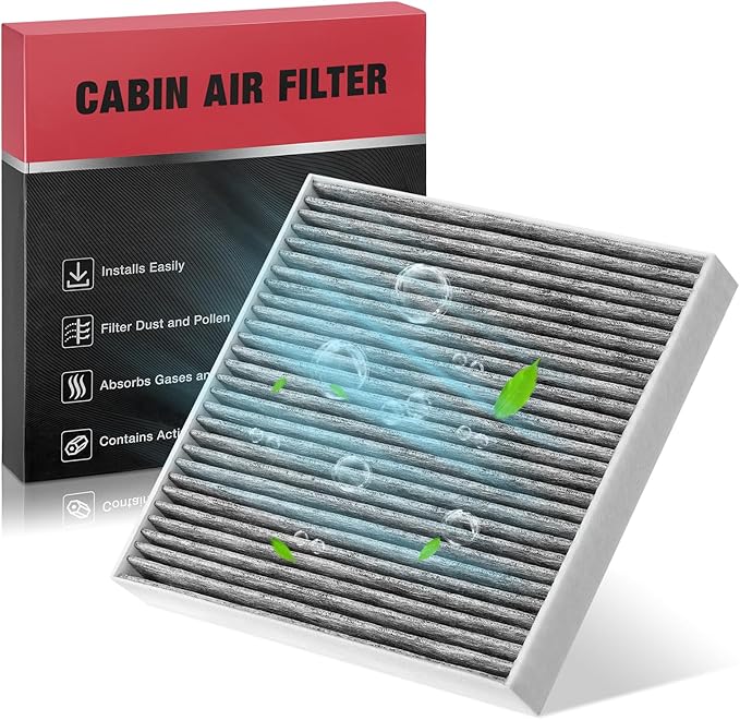 BDFHYK 1PC CF11809 Cabin Air Filter with Activated Carbon Compatible with Chevy Silverado 1500 2500 3500 4500 5500 6500HD Suburban Tahoe, Compatible with GMC Yukon XL Sierra 1500 2500 3500HD