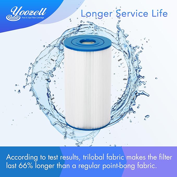 PWK30-EC Spa Filter Cartridge Replaces for C-6430,FC-3915, CCP498, 13004, AK-5005, XLS-602, FC-3915M, Hot Springs 31489, Darlly 60307, 30 sq.ft Drop in Hot Tub Filter-4 Pack