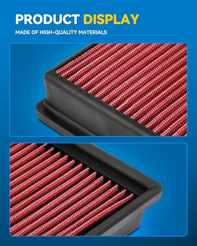 PHILTOP Engine Air Filter, High Performance, Premium, Washable,Replacement Car Air Filter for 33-3131, 2021 Sport, 2020-2021 Escape, 2018-2021 Focus IV, 2020-2021 Focus ST IV, 2021 Kuga III