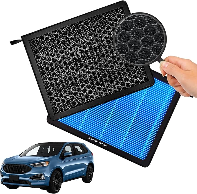 Cabin Air Filter CF11775 fits Edge 2015-2023, Fusion 2013-2020, MKZ 2013-2020, Nautilus 2019-2023, SSV Plug-In Hybrid 2019-2020, Continental 2017-2020, Honeycomb Structure with Activated Carbon Beads
