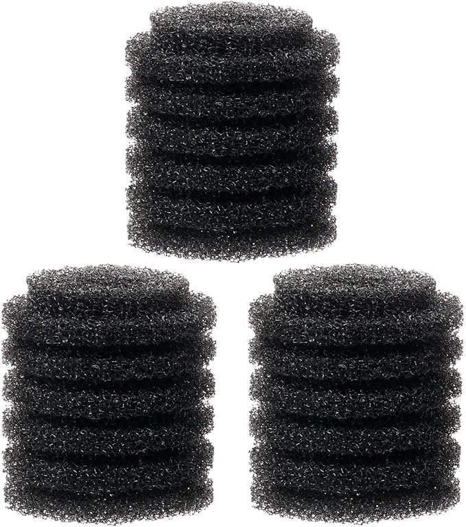SainSmart Aquarium Filter Sponge, 3 Pack Biochemical Cotton Replacement Sponge, Filter Accessories for Fish Tank