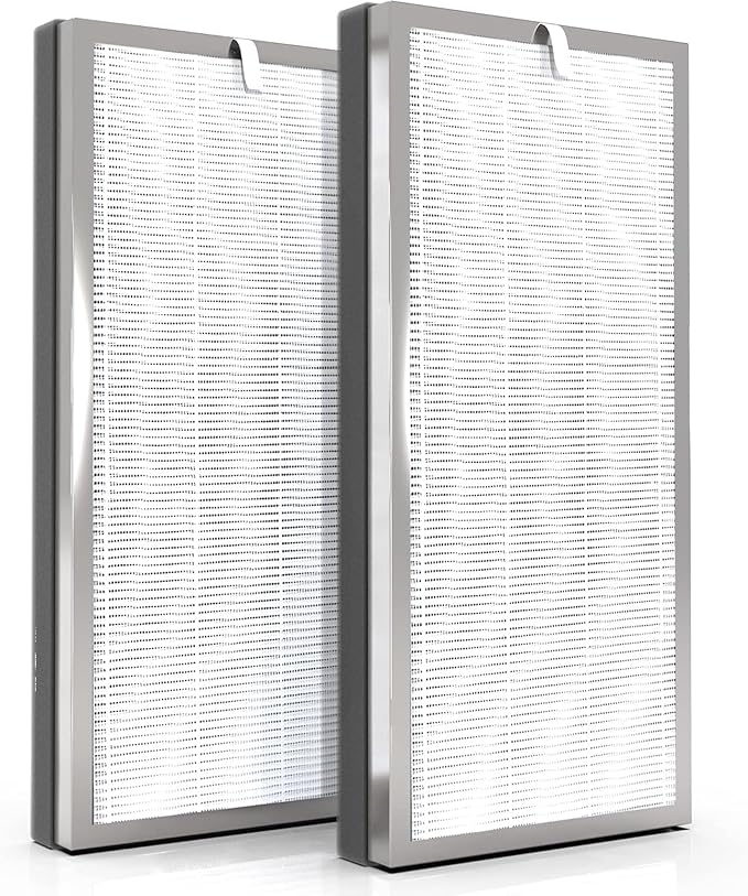 40 Replacement Filter H13 HEPA 40 Filter - Compatible with Ma-dify 40 Air Purifi-er 3-in-1 Filters Contains High-Efficiency Activated Carbon