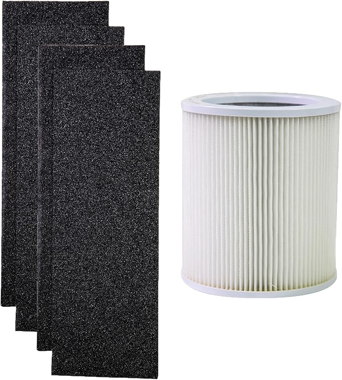 Filter-Monster - H-HF400-VP Replacement HEPA/Pre-Filter Value Pack for Hunter HP400 Air Purifier Series - 4 Pre-Filters and 1 True HEPA Filter
