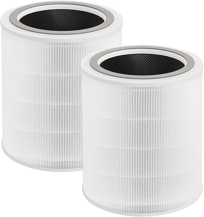 Core 400s Filter Replacement For Levoit Compatible With Levoit Core 400s Smart Wifi Air Puri-Fier, Core400s-Rf, High efficiency Filter and Activated Carbon, LRF-C401S-WUS, 2 Pack