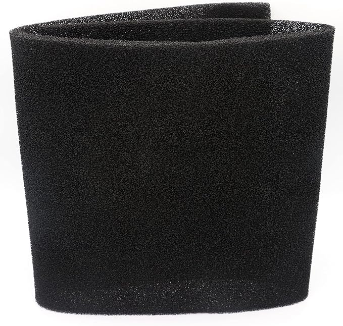 Cut to Fit Activated Carbon Media Pad, Pre Filter Carbon Sponge for Aquarium, Fish Tank, Pond, Reef Canister (36 x 12 x 0.4 inch 1pcs)