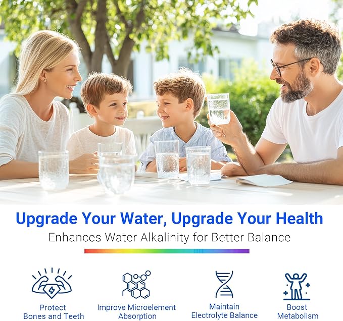 LCF Replacement Filter, Compatible with LCF-CF-01-ALK, Waterdrop Filter Replacement for WD-CTF-04 System, Replaces WD-CFF-02, 6+1-Stage, 𝐒𝐢𝐥𝐯𝐞𝐫 𝐈𝐨𝐧𝐬 Enhanced, 16,000 Gallons, 2-Pack