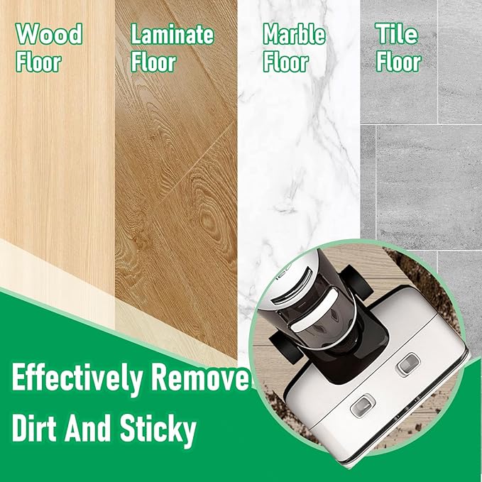 Only Floor ONE S7 Steam Roller Brush Replacement and Vacuum Filter Kit Compatible with Tineco Floor ONE S7 Steam Cordless Wet Dry Vacuum Replacement Parts,2 Roller Brushes,2 Filters,1 Cleaner Brush