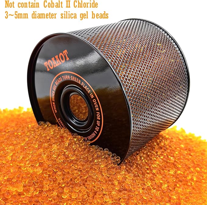 Gun Safe Dehumidifier, Moisture Absorbers, TOAAOT 800g Silica Gel Canister for Gun Case, Tool Box