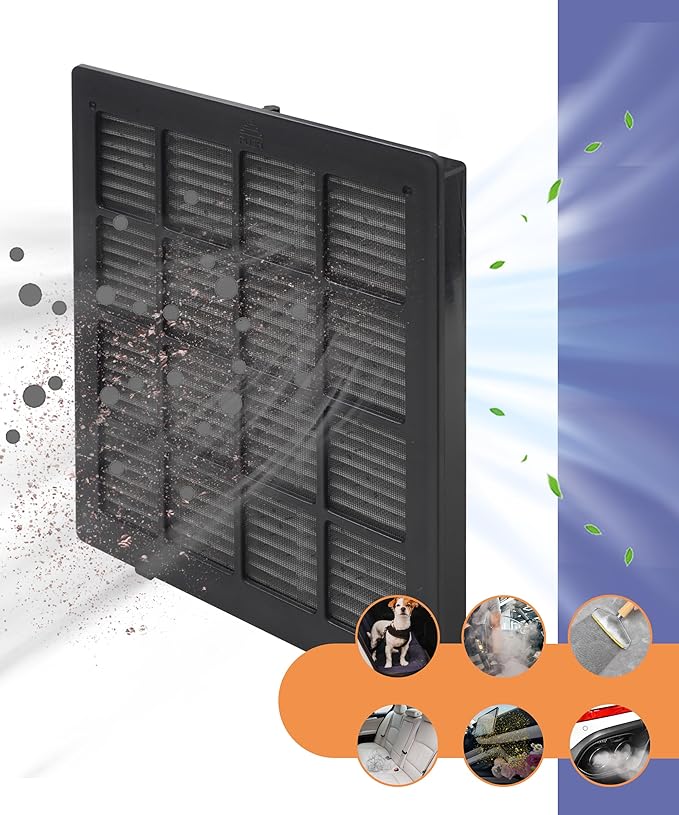 2 Pack C401 Replacement Filter Compatible with LUFTRUM Air Purifier C401a Car, With Main Filter and Activated Carbon Filters