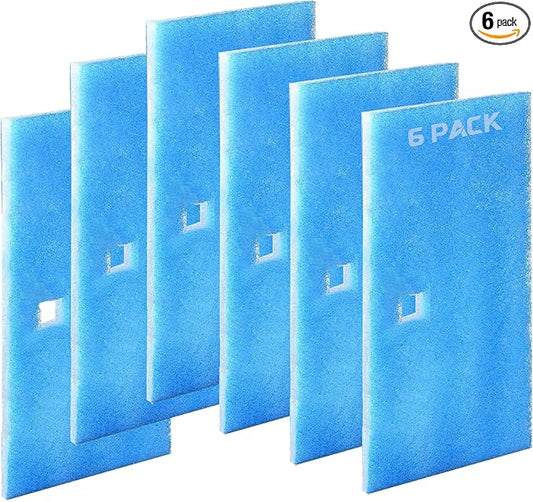 6 Pack RV AC Filter 6" X 14" MERV 8 Rated RV Air Filter Replacement Unit Compatible with Coleman Mach Air Conditioner