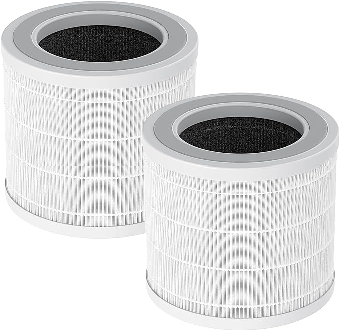 2 Pack P07 HEPA Replacement Filter Compatible with FULMINARE PU-P07 Air Purifier, 3-in-1 HEPA Filter Replacement (Not Fit for PU-P05 Air Purifier)