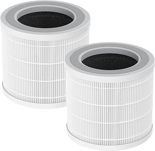 2 Pack P07 HEPA Replacement Filter Compatible with FULMINARE PU-P07 Air Purifier, 3-in-1 HEPA Filter Replacement (Not Fit for PU-P05 Air Purifier)